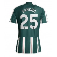 Manchester United Jadon Sancho #25 Vieraspaita 2023-24 Lyhythihainen